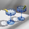 Wave Coupe- set of 2 Blue