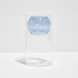 Balance Vase - Clear & Blue