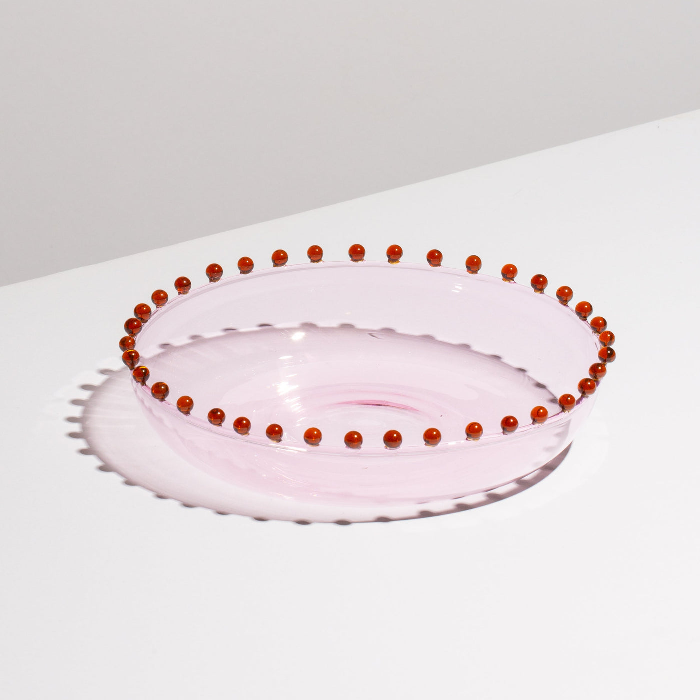 Pearl Platter - Pink & Amber