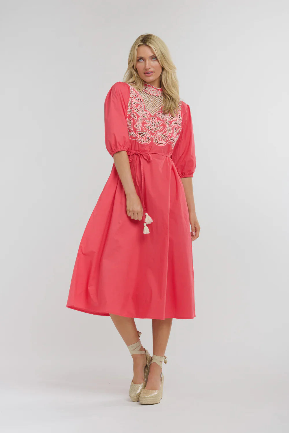 Luna embroidered dress
