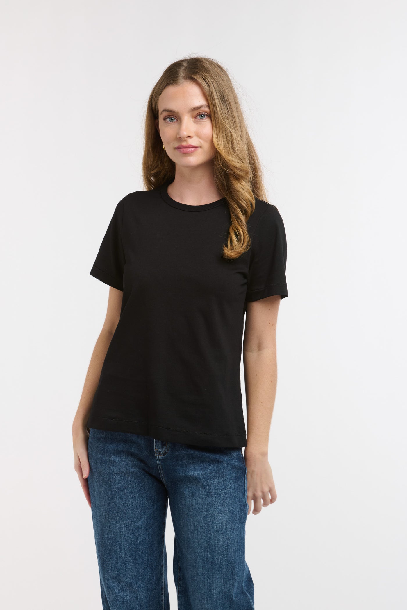 Crew Neck Tee - Black