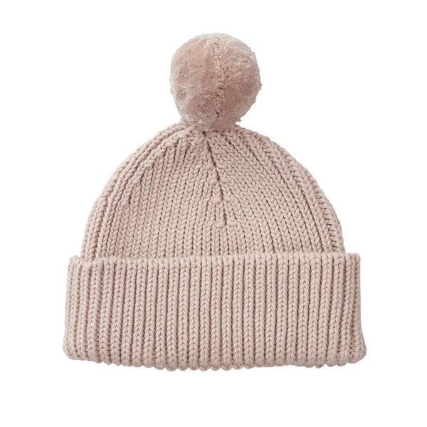 Peppi rib Knit Hat - Rice