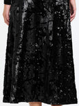 Sequins Skirt  black