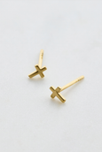 Cross Stud Earring