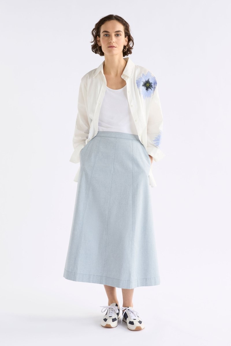 Hanning Skirt - Light Wash