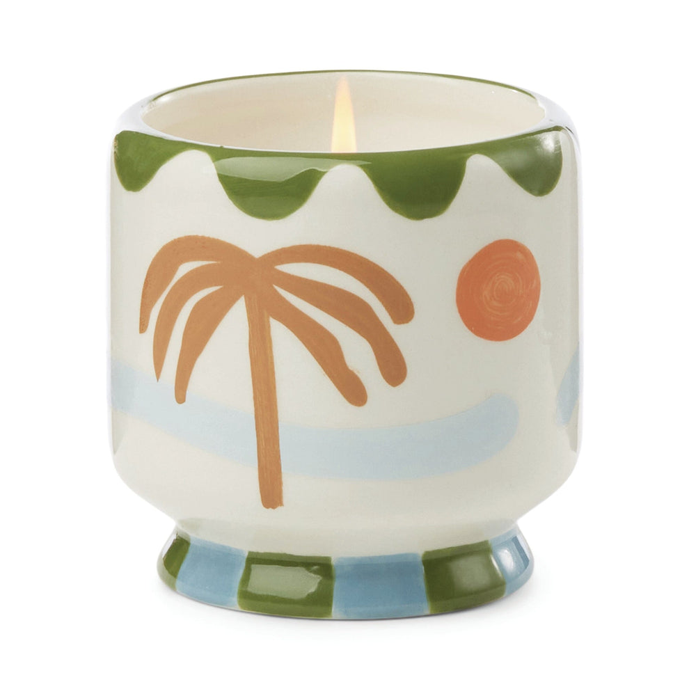 A Dopo Ceramic Candle - Lush Palms