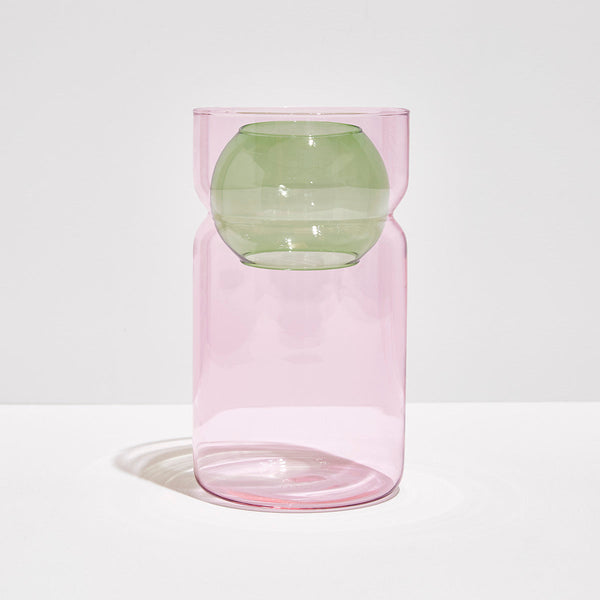 Balance Vase - Pink & Green