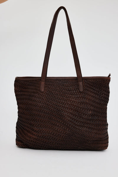 Amalfi Leather Bag - Dark Brown