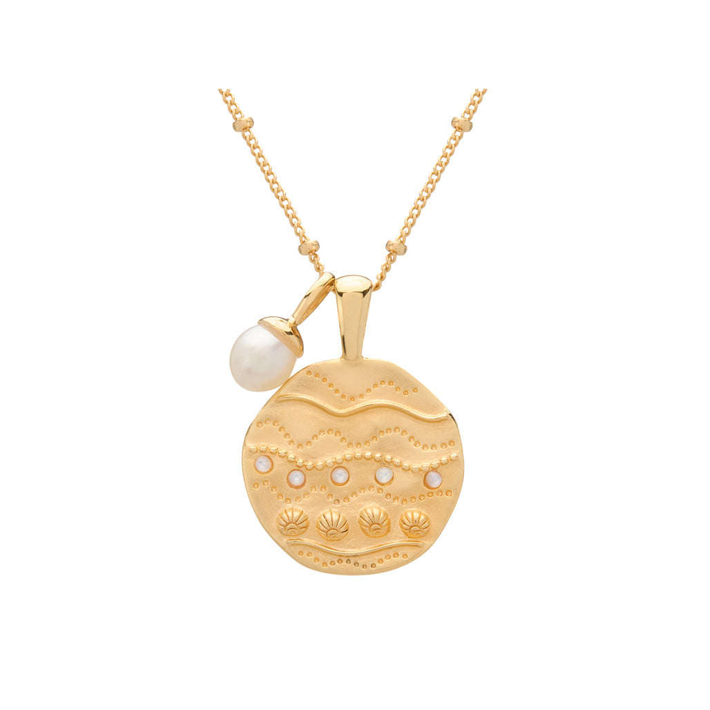 Ocean Dreamer Pendant - 18 kt Gold Plate