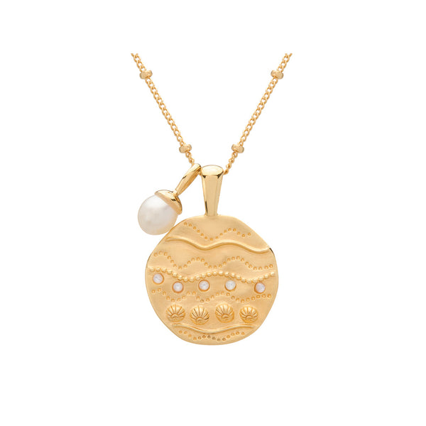 Ocean Dreamer Pendant - 18 kt Gold Plate
