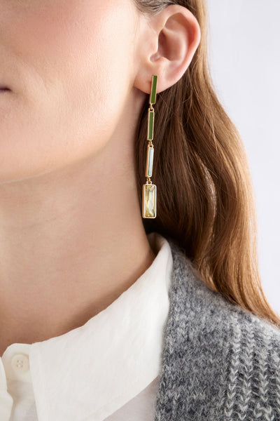 Lval Long drop Earrings