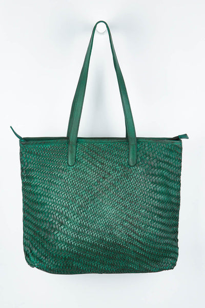 Amalfi Leather Bag - Green