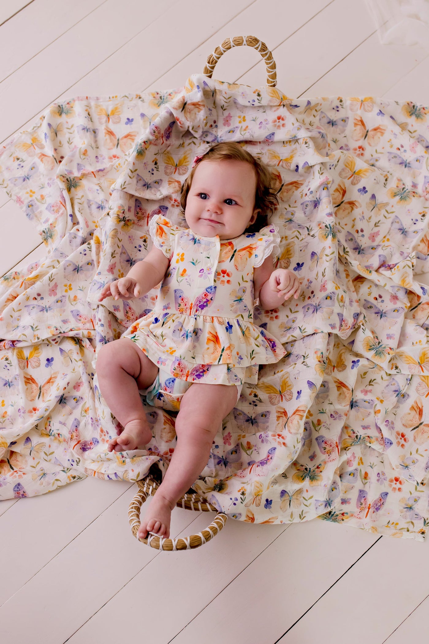 Butterfly Blooms - Bodysuit Dress