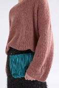 Agna Pattern Sweater - Rosewood
