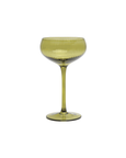 Lou Coupe Glass Set 2 - Olive