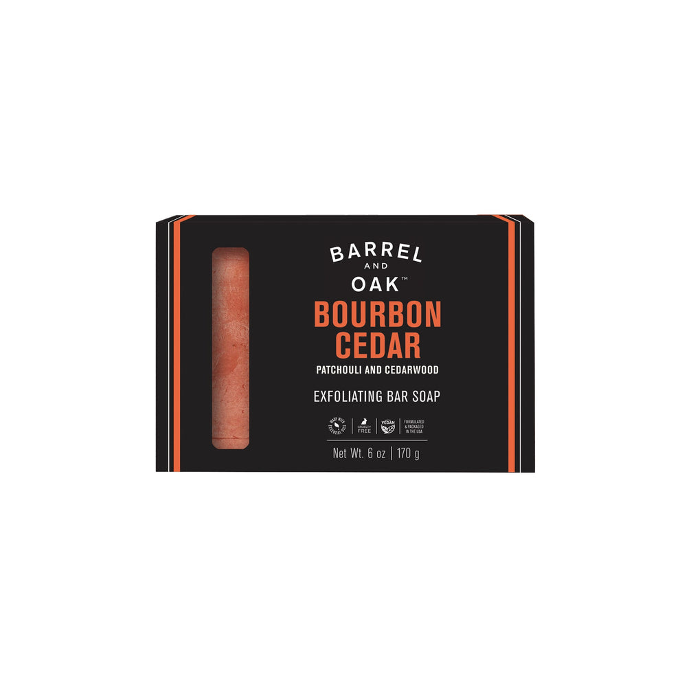 Exfoliating Soap - Bourbon and Cedar