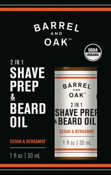 Shave Prep & Beard Oil