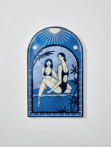 Resort Toe Dip Blue Tile