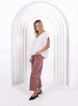 Leo Barrel Cord - Dusty Pink