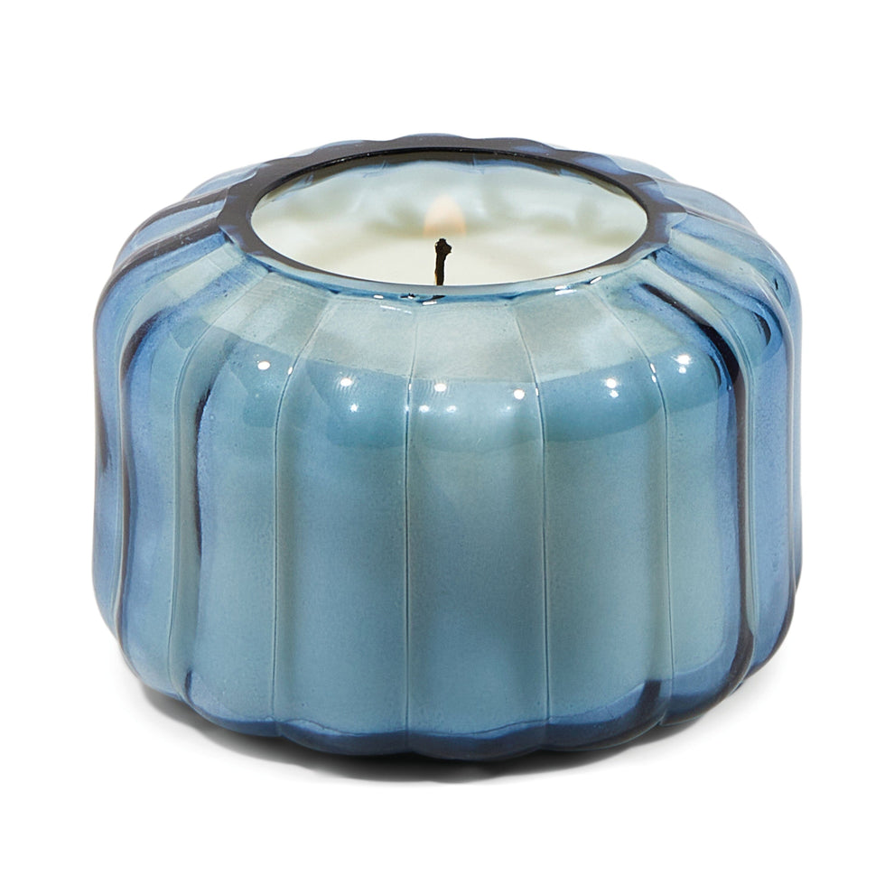 Ripple Glass Candle - Peppered Indigo