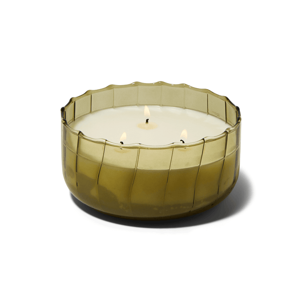 Ripple Glass Candle - Secret Garden