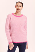 Angora Spotty Jumper - Hot Pink