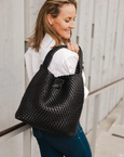 Gabby Woven Shoulder Bag