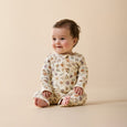 Maple glow Organic Zipsuit with Feet