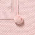 Organic Knitted Blanket - Marshmallow