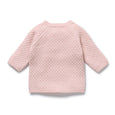 Marshmallow Organic Knit Bubble Cardigan