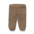 Organic Knit Legging - Chestnut