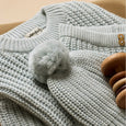 Organic Knit Jumper - Cloud Blue