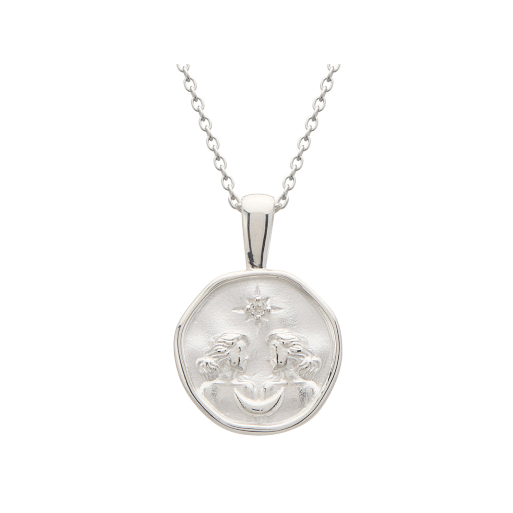 Gemini Necklace - Stirling Silver