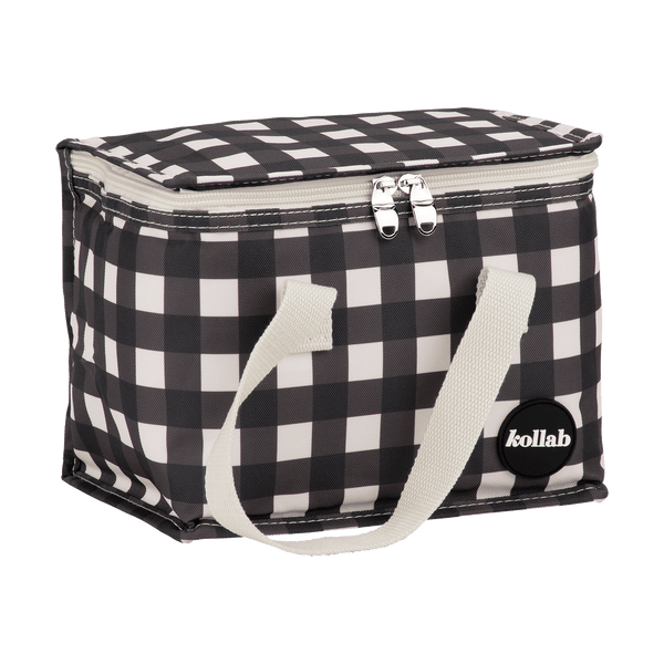 Holiday Lunch Box -Black Check