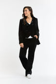 Jets Velvet Jacket - Black