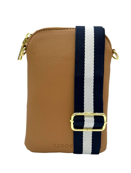 Wanderer cross body bag - caramel
