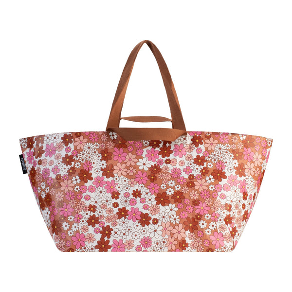 Beach Bag - Pink Daisy